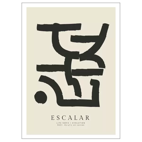 The Poster Club - Escalar, Lufrecia Rey Caro 50x70