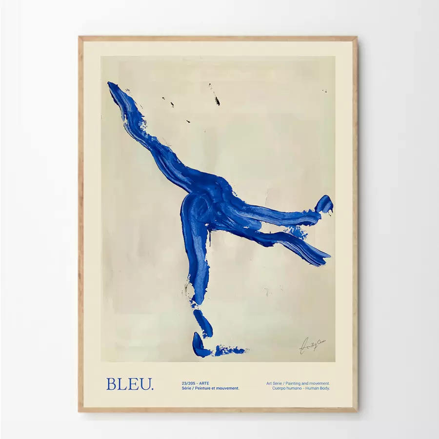 The Poster Club - Bleu, Lucrecia Rey Caro 70x100