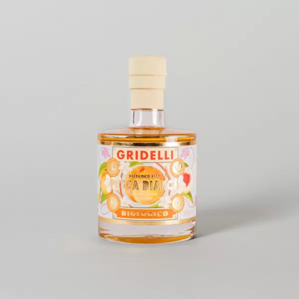 Gridelli - Aceto Balsamico Di Modena, Al Pesca Bianca 250 ml.