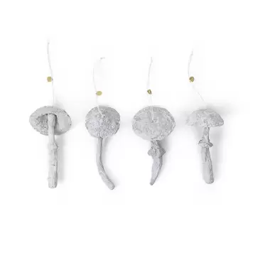 Ferm Living - 4 Ornamenter Svampe