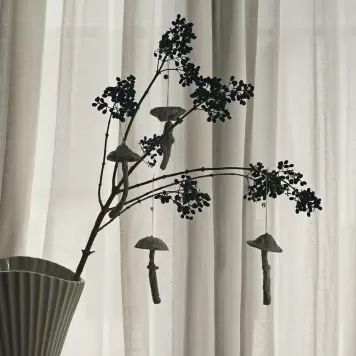 Ferm Living - 4 Ornamenter Svampe