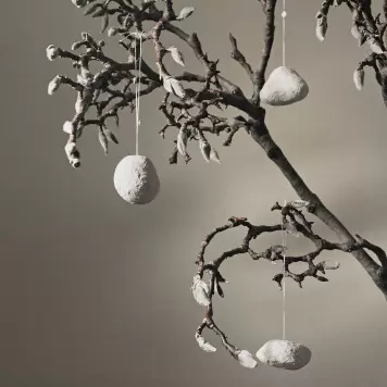 Ferm Living - 3 Ornamenter Snebolde
