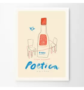 The Poster Club - Poetica, Das Rotes Rabbit 50x70 