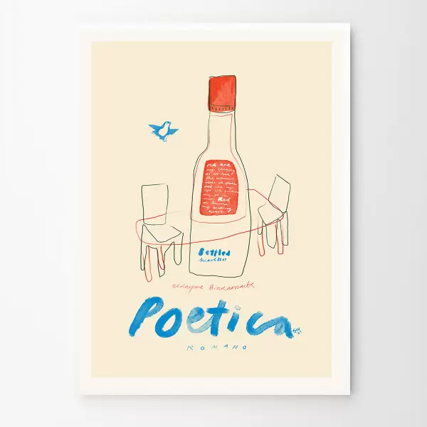 The Poster Club - Poetica, Das Rotes Rabbit 50x70 