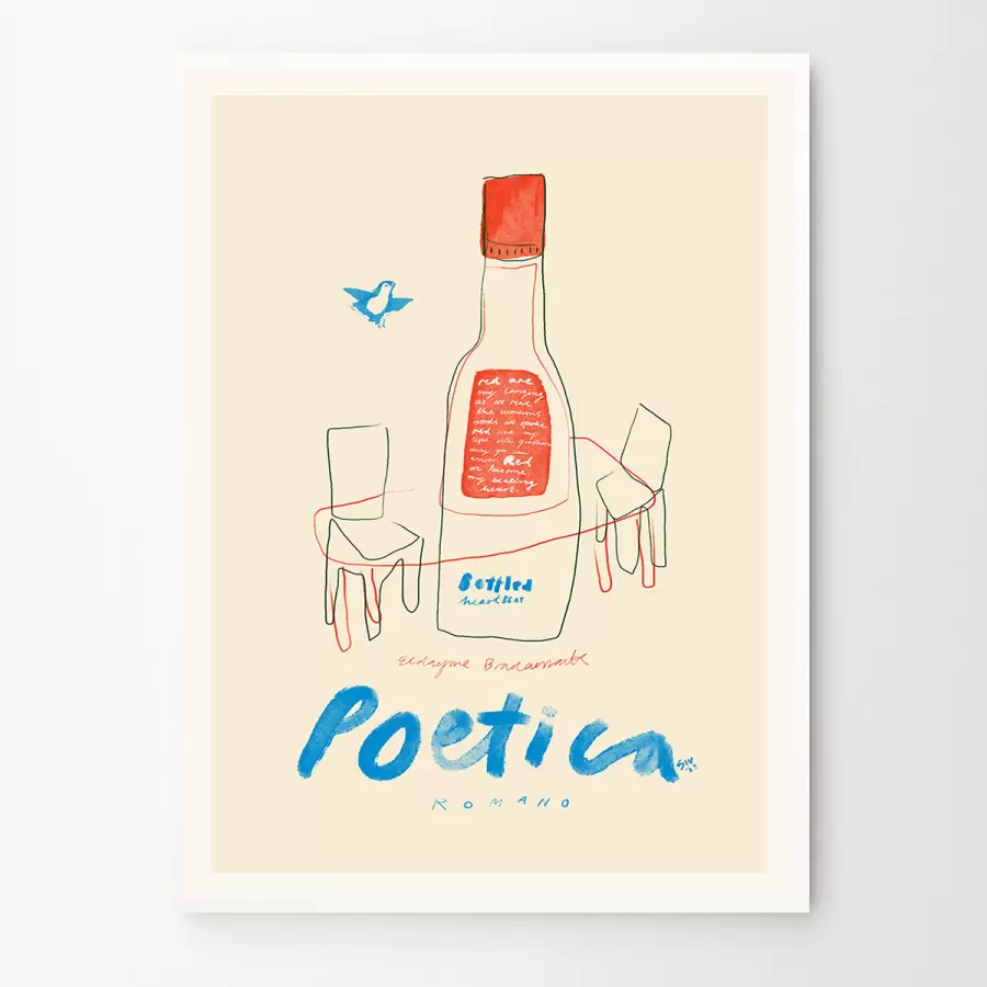 The Poster Club - Poetica, Das Rotes Rabbit 50x70 