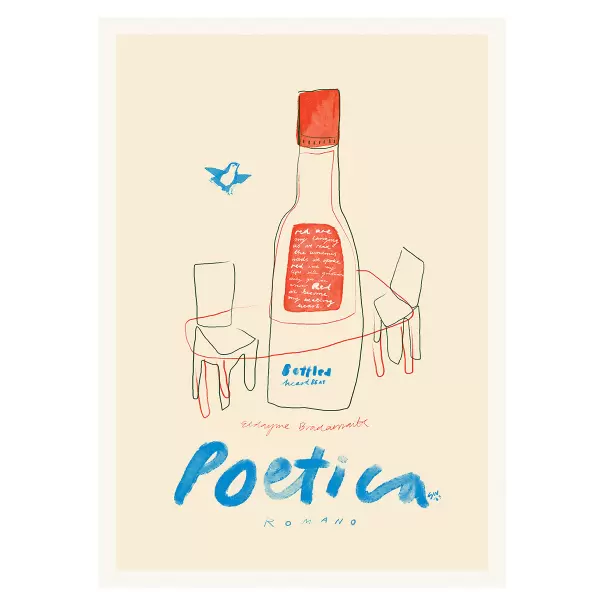 The Poster Club - Poetica, Das Rotes Rabbit 50x70 