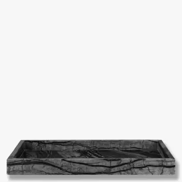 Mette Ditmer - Bakke Marmor, Sort/Grå 31x16 Mette Ditmer - Bakke Marmor, Sort/Grå 31x16