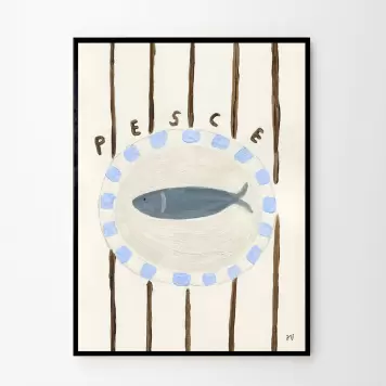 The Poster Club - Pesce, Isabelle Vandeplassche 30x40 The Poster Club - Pesce, Isabelle Vandeplassche 30x40