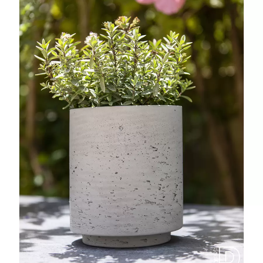 potterypots - Urtepotte Suzi, Grey Washed Ø:18*21,5 - hent selv