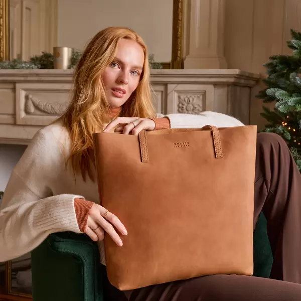 O My Bag - Shopper Georgia Hunter Læder, Camel