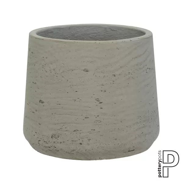 potterypots - Krukke Patt L, Grey Washed Ø:20*16,5 - Hent selv