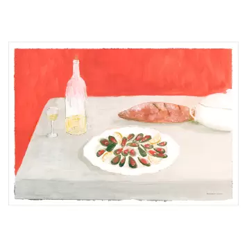 The Poster Club - Bodegon con Mejillones, Marina Garcia Fernandez 30x40 The Poster Club - Bodegon con Mejillones, Marina Garcia Fernandez 30x40