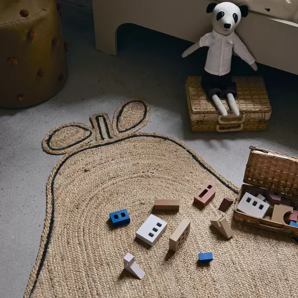ferm LIVING - Gulvtæppe Pear, Jute