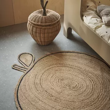 Ferm Living - Gulvtæppe Apple, Jute Ferm Living - Gulvtæppe Apple, Jute