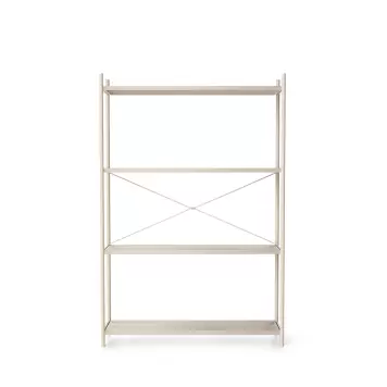 Ferm Living - Punctual Shelving System Cashmere, 4 hylder - Hent selv