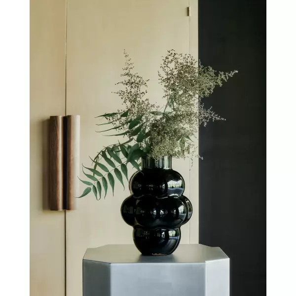 Louise Roe - Glas Balloon Vase #04, Sort