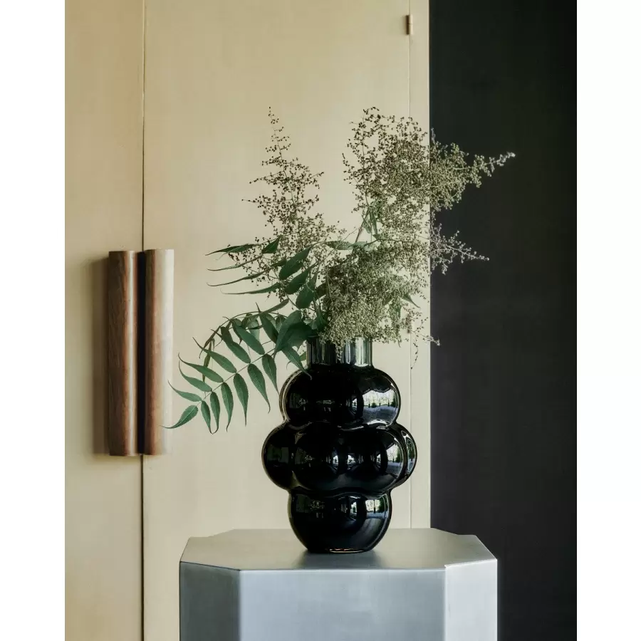 Louise Roe - Glas Balloon Vase #04, Sort