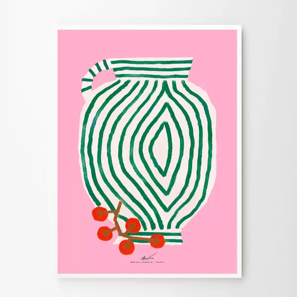 The Poster Club - Vase and Currants, Matias Larrain 50x70 