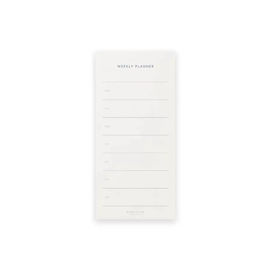 KARTOTEK - Weekly Planner Blok Mini