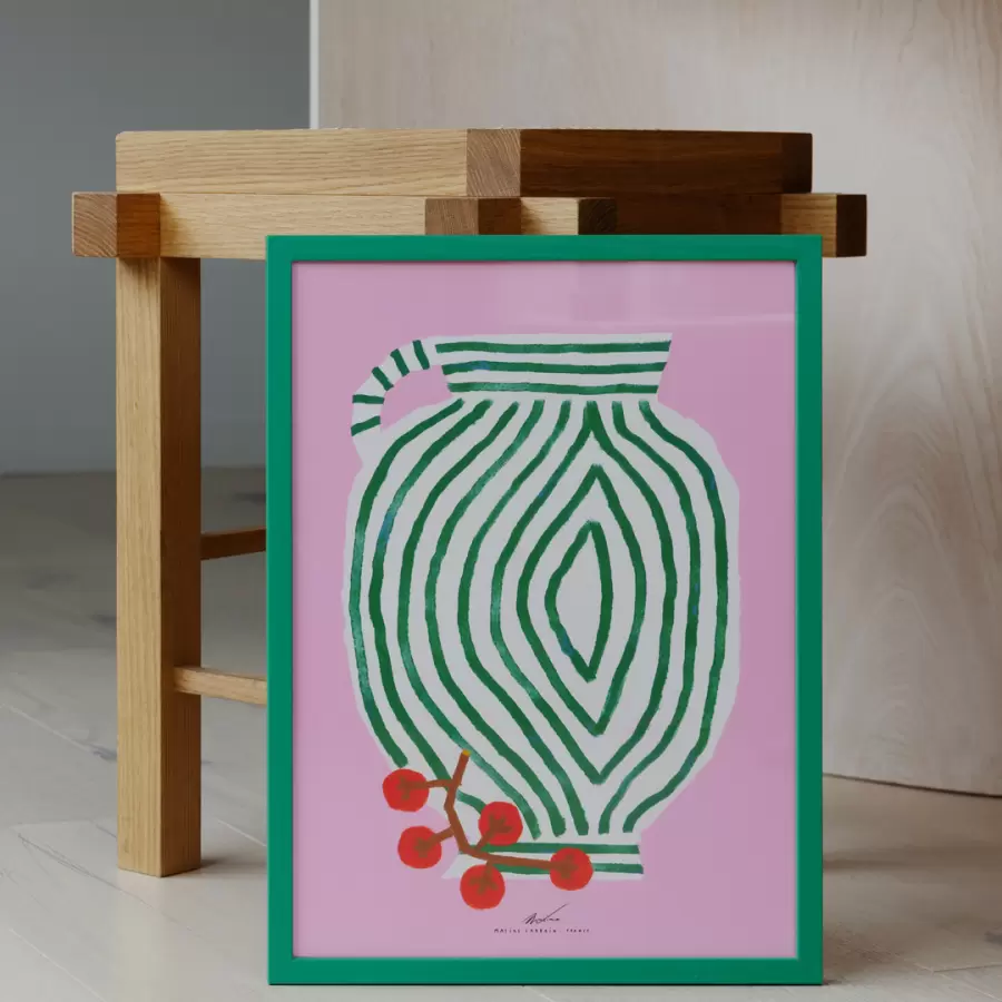 The Poster Club - Vase and Currants, Matias Larrain 50x70 
