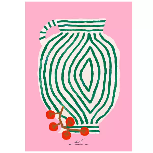 The Poster Club - Vase and Currants, Matias Larrain 50x70 