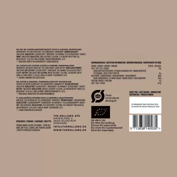 THE MALLOWS - Skumfiduser, Kaffe/Karamel