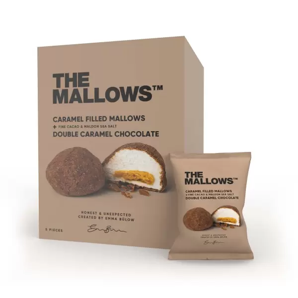 THE MALLOWS - Fyldte Mallows, Dobbelt Karamel Chokolade