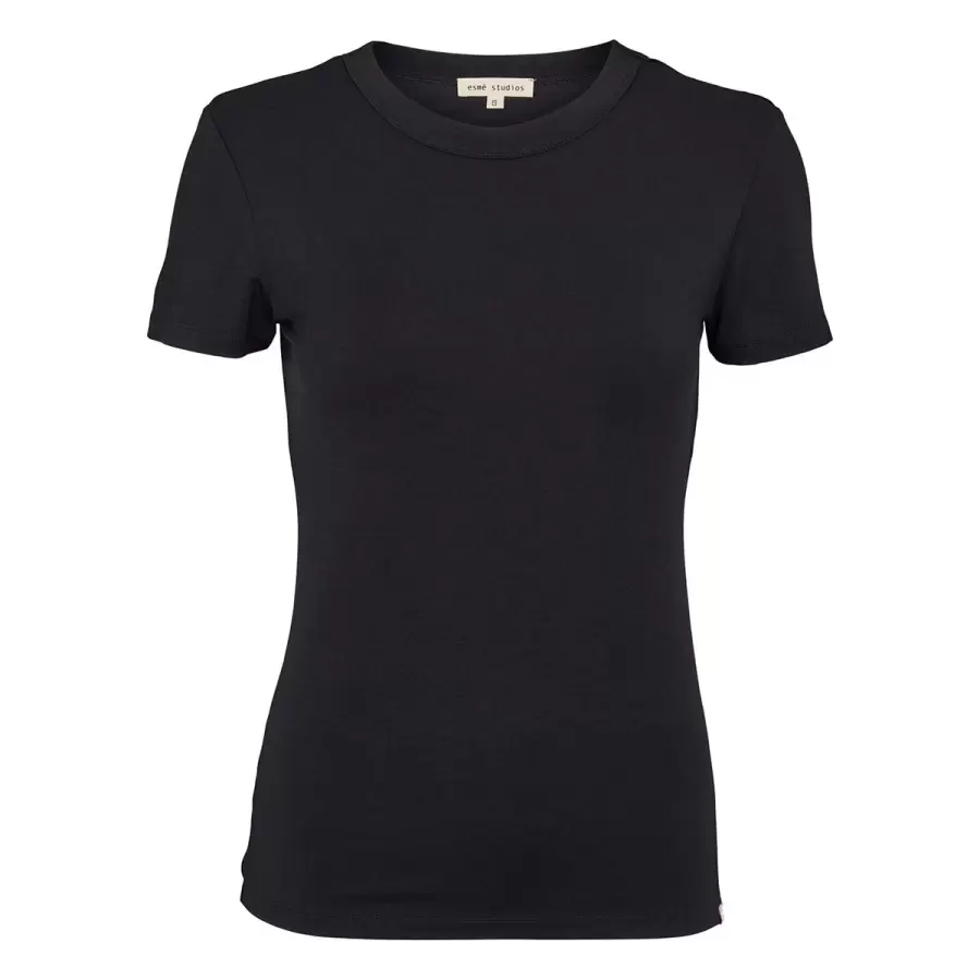 esmé studios - Penelope Slim Fit T-shirt, Sort