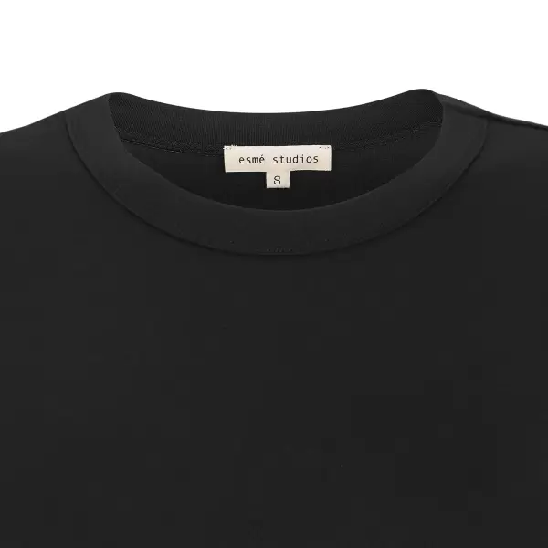 esmé studios - Penelope Slim Fit T-shirt, Sort