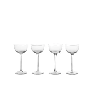Ferm Living - Host, 4 stk. Likørglas, Klar Ferm Living - Host, 4 stk. Likørglas, Klar