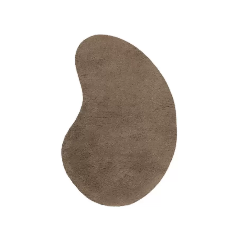 ferm LIVING - Forma Gulvtæppe Uld, Ash Brown Small