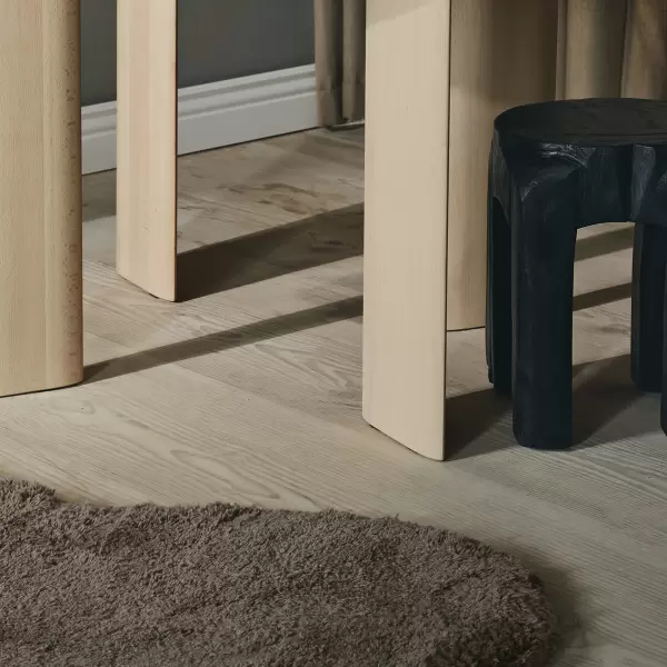 ferm LIVING - Forma Gulvtæppe Uld, Ash Brown Small