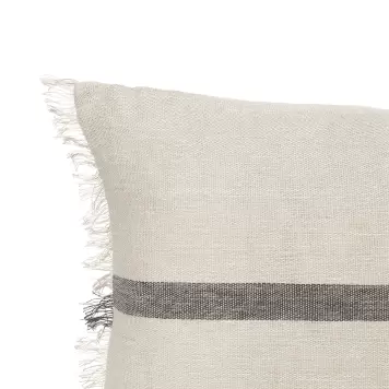 Ferm Living - Pude Calm Lang, Camel/Sort