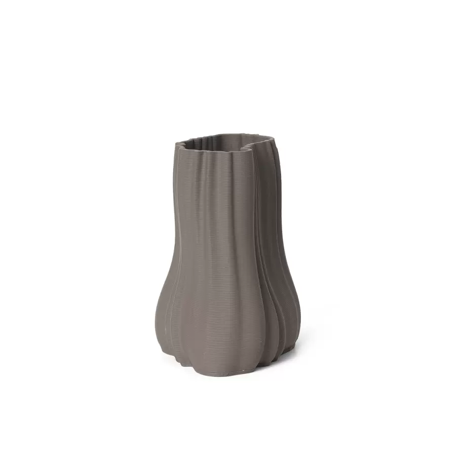 ferm LIVING - Vase Moiré, Antracit H:20