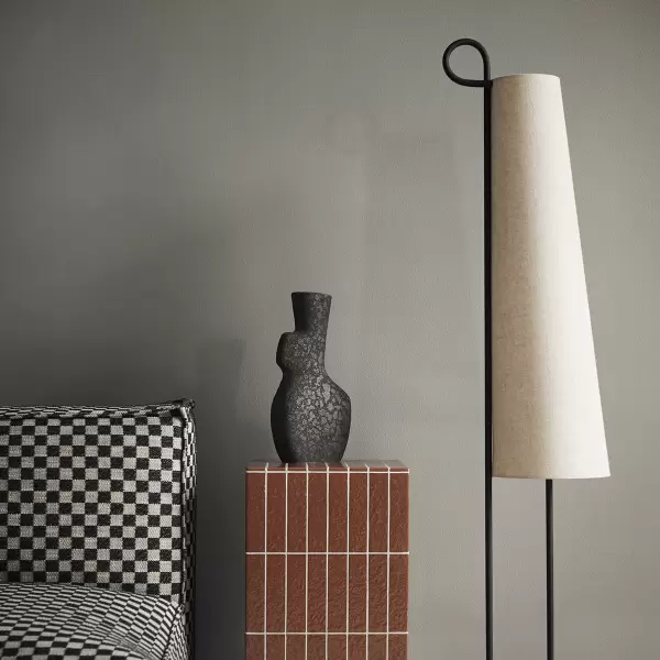 ferm LIVING - Vase Yara Rustic Iron, H:35,5