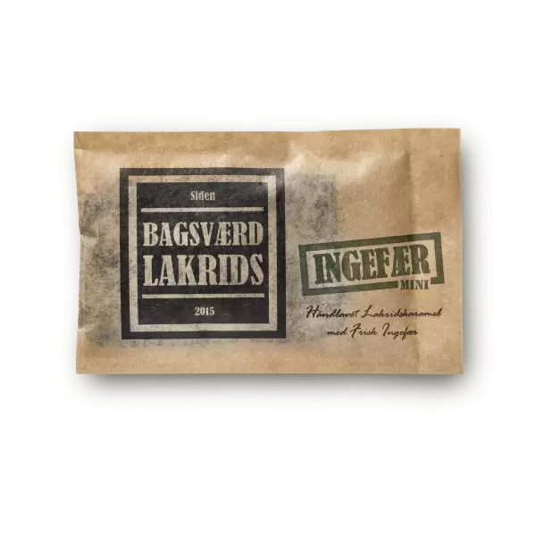 Bagsværd Lakrids - Lakrids Ingefær, Mini