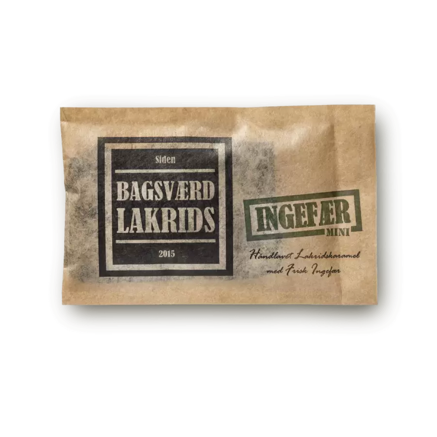 Bagsværd Lakrids - Lakrids Ingefær, Mini