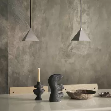 Ferm Living - Lysestage Yara, Rustic Iron H:16