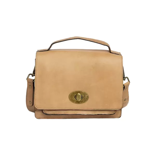 REDESIGNED - Alba Big Crossbody, Desert Sand