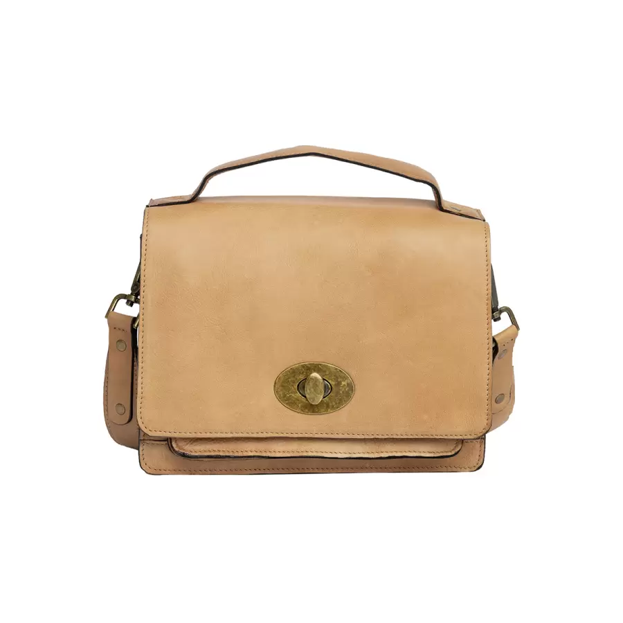 REDESIGNED - Alba Big Crossbody, Desert Sand