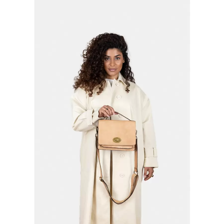 REDESIGNED - Alba Big Crossbody, Desert Sand