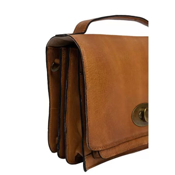 REDESIGNED - Alba Big Crossbody, Burned Tan