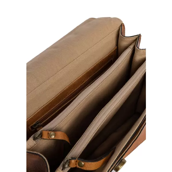 REDESIGNED - Alba Big Crossbody, Burned Tan
