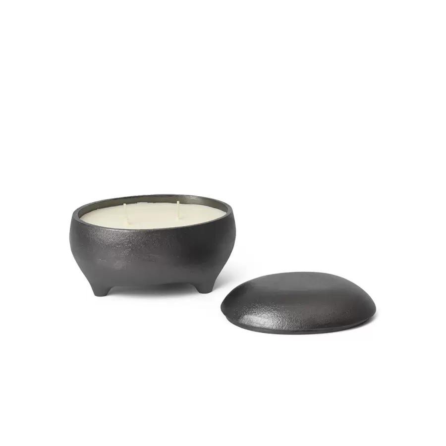 ferm LIVING - Evoke Twin Candle, Sort Alu.