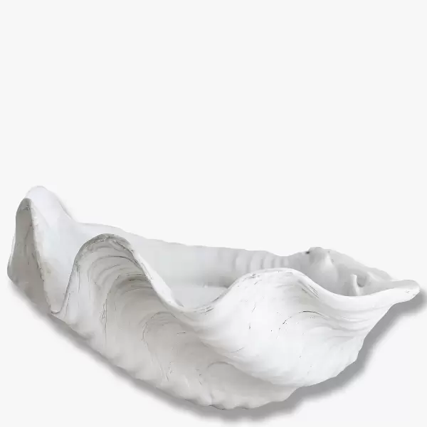 Mette Ditmer - Skål Shell Large, Hvid