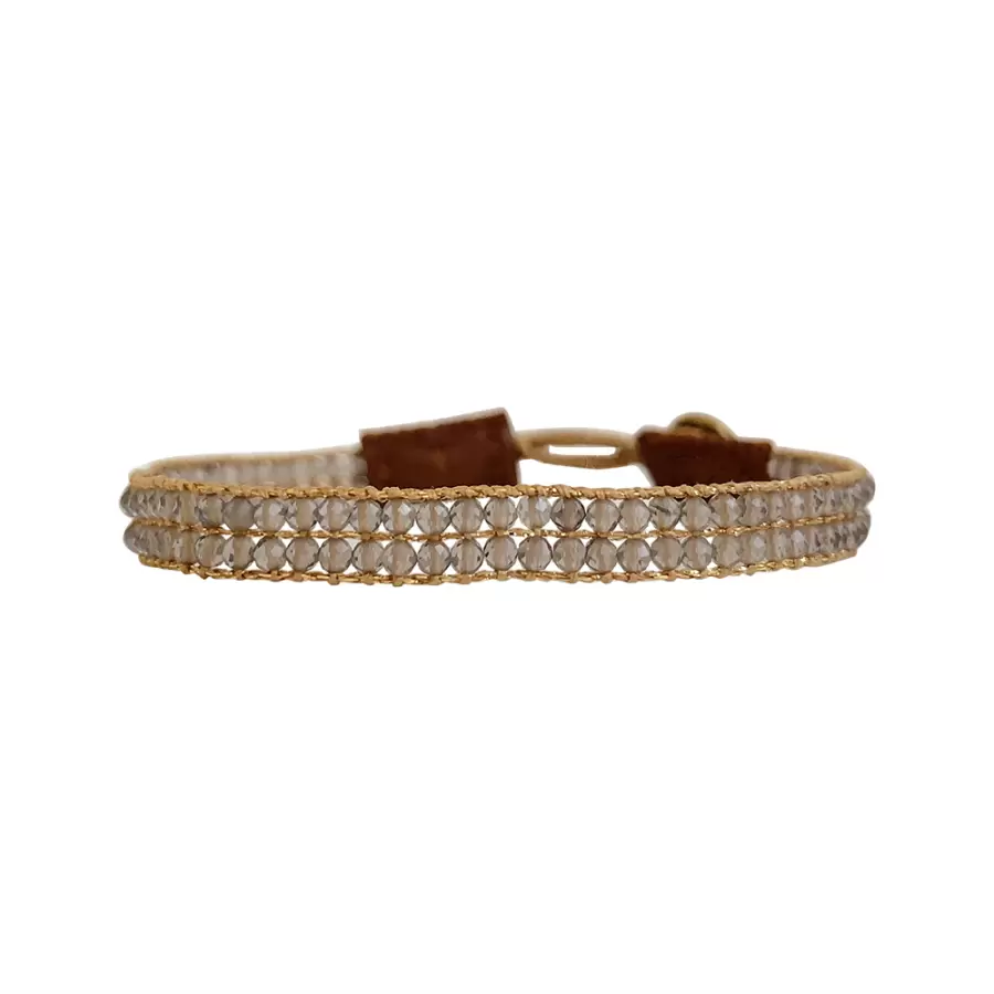 IBU Jewels - Armbånd Cap Lise, Smoky Quartz