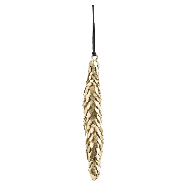 House Doctor - Ornament Cone, Guld L:14