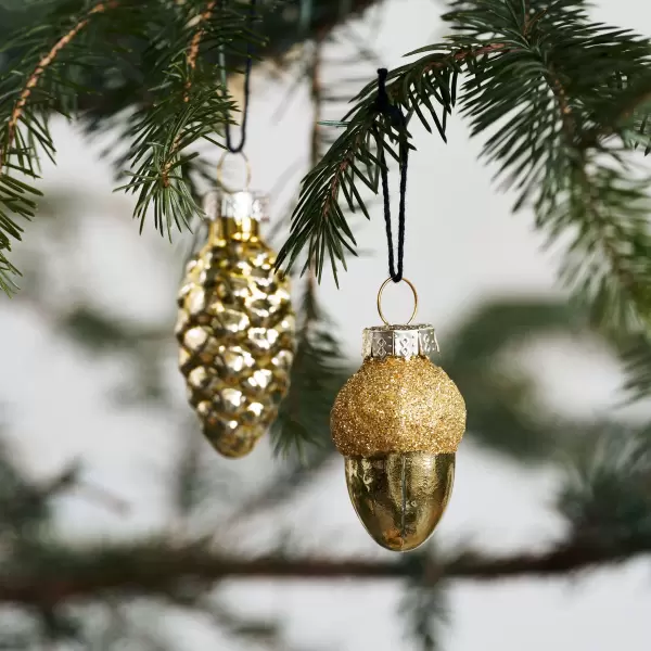 House Doctor - Juleornamenter Glint, Guld el. Sølv