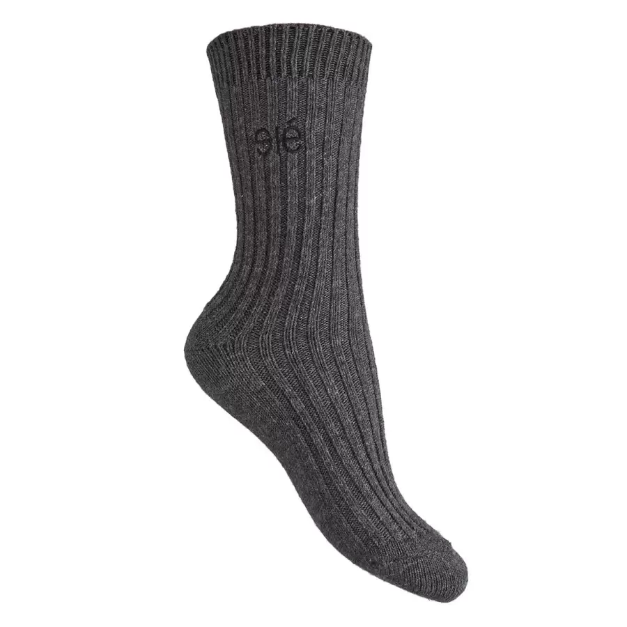 esmé studios - Yoyo Socks, Charcoal Gray Melange - Onesize