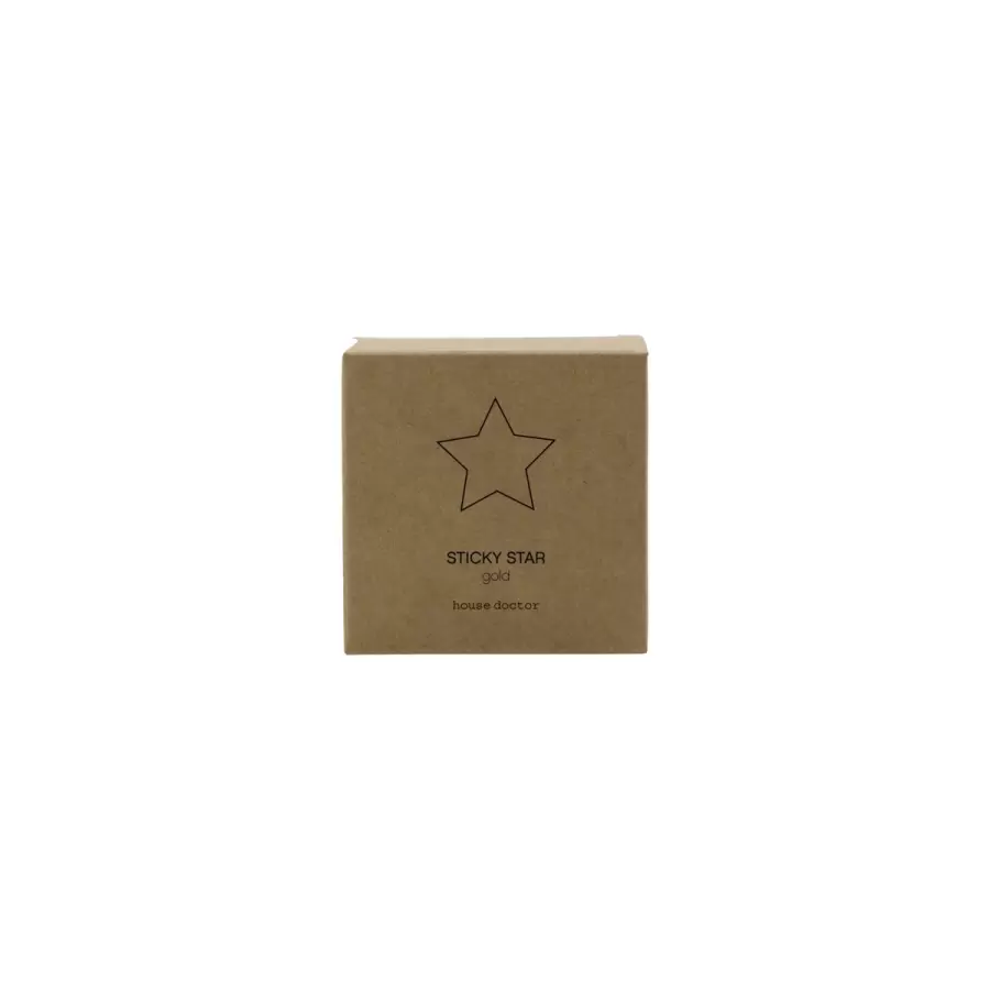 House Doctor - Stickers Sticky Star, Guld